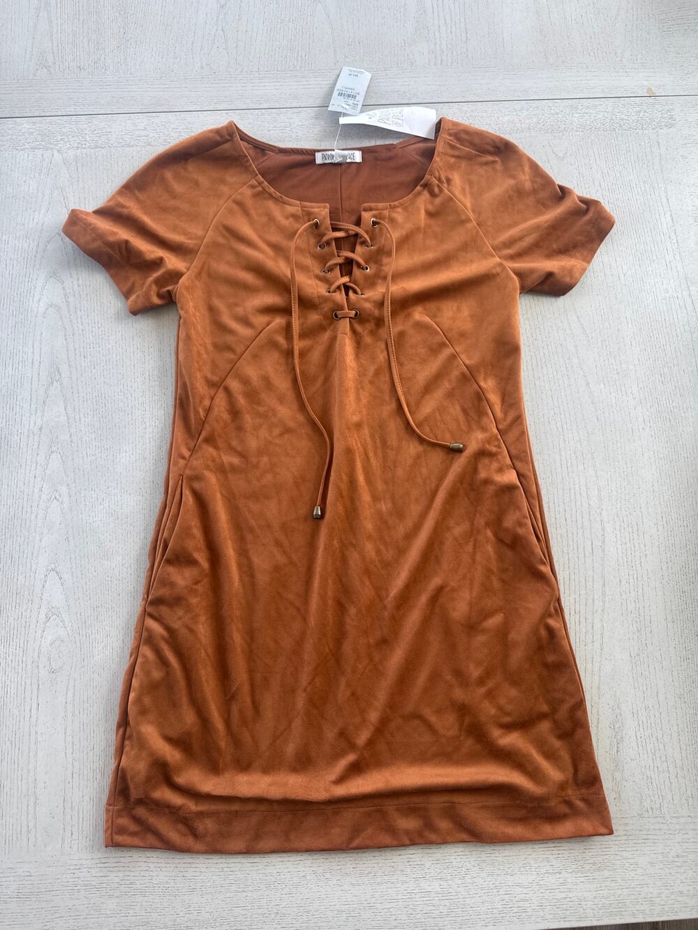 NWT Buckle Patrons of Peace Velvet Suede Mini Dress Western Cowgirl Cowboy